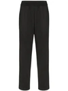 MOSCHINO LOGO-STRIPE TRACK PANTS