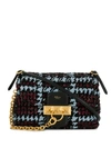 MULBERRY MULBERRY MINI KEELEY HOUNDSTOOTH SEQUINS - 蓝色