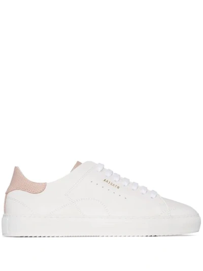 Axel Arigato Clean 90 Low Top Sneakers In White: