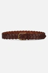 AMI ALEXANDRE MATTIUSSI BRAIDED BELT,H19B01030013816477