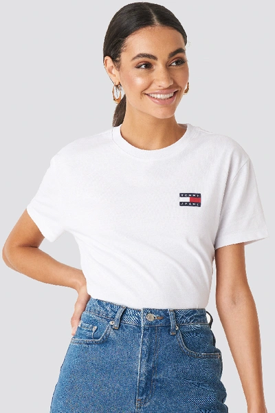 Tommy Jeans Badge Tee - White