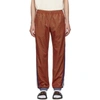 GUCCI GUCCI RED AND GREEN STRIPED LOUNGE PANTS