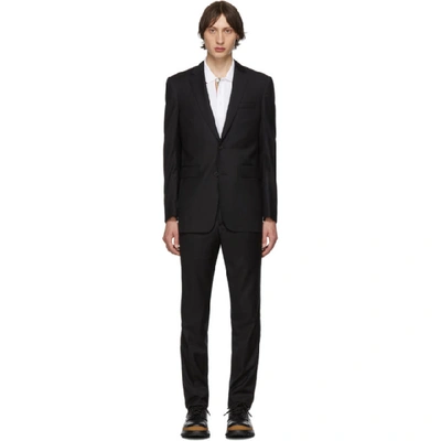 Burberry Black Wool Classic Suit