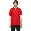 BURBERRY BURBERRY 红色 WALTON 标志性条纹 POLO 衫