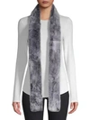 ADRIENNE LANDAU RABBIT FUR BOA SCARF,0400011219272