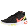 NIKE REACT ELEMENT 55 TRAINERS BLACK,120668