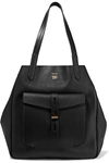 TOM FORD T MEDIUM TEXTURED-LEATHER TOTE