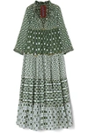 YVONNE S HIPPY TIERED PRINTED COTTON-VOILE MAXI DRESS
