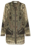 ETRO PAISLEY-PRINT SILK CREPE DE CHINE SHIRT