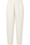 APIECE APART FARA COTTON AND LINEN-BLEND TWILL STRAIGHT-LEG trousers