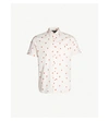 TED BAKER TOADTWO PALM-TREES PRINT COTTON SHIRT