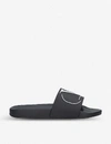 Valentino Garavani Vlogo Slides In Black