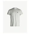 BURBERRY LOGO-EMBROIDERED COTTON-JERSEY T-SHIRT