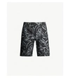 TED BAKER AUSTRAL FLORAL-PRINT COTTON-BLEND TWILL SHORTS