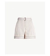 TED BAKER Betiias striped tailored woven shorts