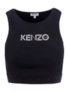 KENZO LOGO PRINT TANK TOP,10985238