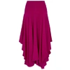 STELLA MCCARTNEY Raspberry draped silk skirt