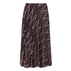 M MISSONI Zigzag metallic-knit plissé midi skirt
