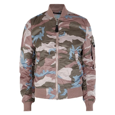 Alpha Industries Ma-1 Vf Camouflage-print Bomber Jacket