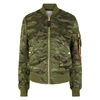 ALPHA INDUSTRIES MA-1 VF CAMOUFLAGE BOMBER JACKET,3442650