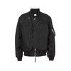 BURBERRY Nylon twill bomber jacket with detachable gilet