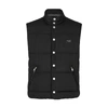 DOLCE & GABBANA BLACK QUILTED SHELL GILET