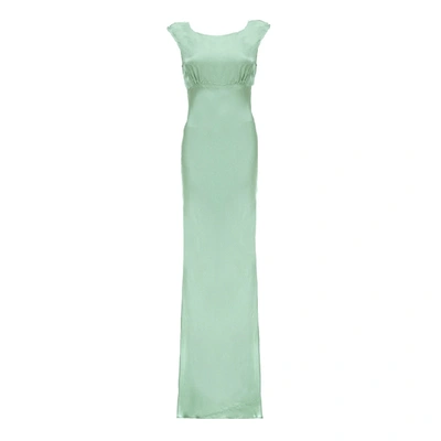 Ghost Salma Dress Dusty Green | ModeSens