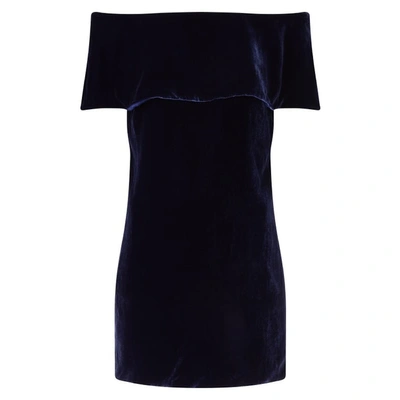 Anya Maj Umeko Dark Blue Dress In Navy And Blue