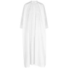 JIL SANDER LOCKE WHITE COTTON SHIRT DRESS