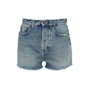 SAINT LAURENT BLUE DENIM SHORTS