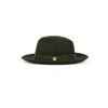 CHRISTYS' LONDON WITAN FOREST GREEN WOOL FELT FEDORA,3002670