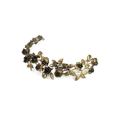 Halo & Co Open Rosebuds And Leaves Form This Gorgeous Headband