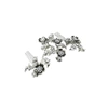 HALO & CO PEARL AND CRYSTAL COMB IN OXIDISED SILVER,3037426