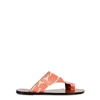 ATP ATELIER Roma python-effect leather sandals