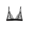 Fleur Of England Signature Boudoir Lace Soft-cup Bra In Black