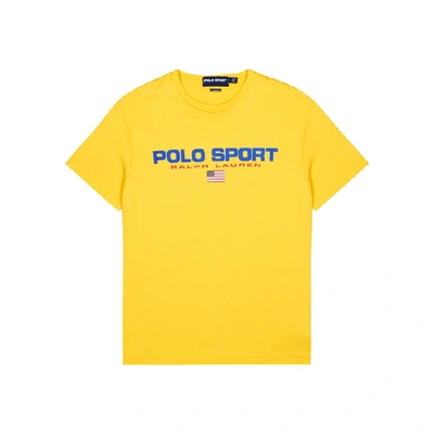 Polo Ralph Lauren Yellow Logo-print Cotton T-shirt