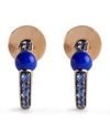 POMELLATO ROSE GOLD AND PRECIOUS STONE M'AMA NON M'AMA EARRINGS,14868482