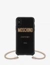 MOSCHINO MOSCHINO COUTURE IPHONE X / XS COVER WITH CHAIN