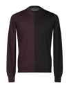 Alessandro Dell'acqua Sweaters In Deep Purple