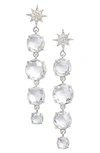 Anzie North Star Drop Earrings In Silver