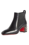 CHRISTIAN LOUBOUTIN STUDY SPIKE HEEL CHELSEA BOOTIE,3191016