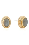 ANNA BECK LABRADORITE STUD EARRINGS,4071E-GLB