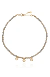 ANNA BECK LABRADORITE BEADED CHARM NECKLACE,4200N-GLB