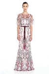 MARCHESA NOTTE Sequin Embroidered Gown,MN20RG1127-US