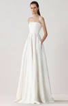 ALEX PERRY ADAMS-STRAPLESS GEORGETTE GOWN,AP20RG600-8