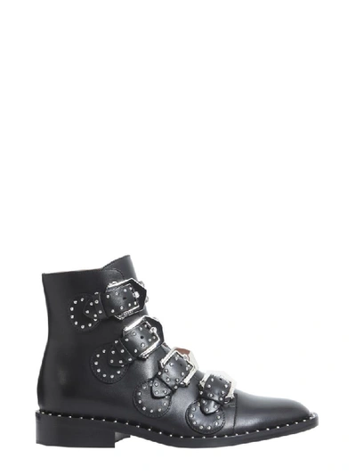 Givenchy Elegant Studs Low Boot In Black