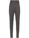 ALEXANDRE VAUTHIER HIGH-WAISTED PINSTRIPE TROUSERS