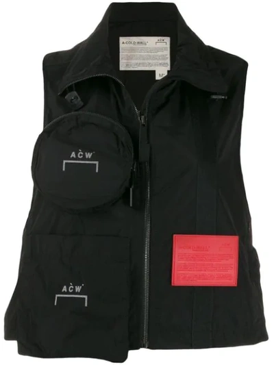 A-cold-wall* Utility Gillet - 黑色 In Black