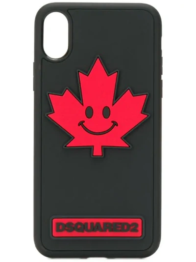Dsquared2 Canadiana Iphone X Case - 黑色 In Nero