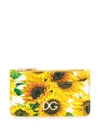 DOLCE & GABBANA FLORAL PRINT PURSE